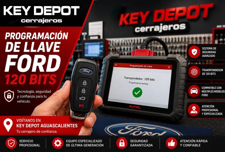 Programación de Llave Ford 120 Bits