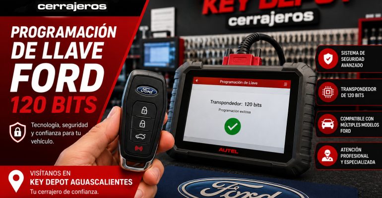 Programación de Llave Ford 120 Bits